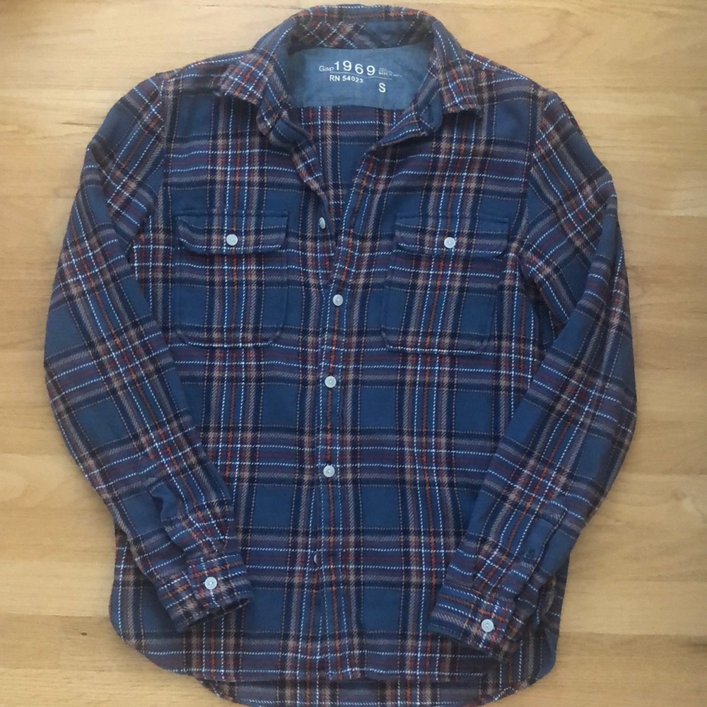 Gap Flannel Button Down - image 1